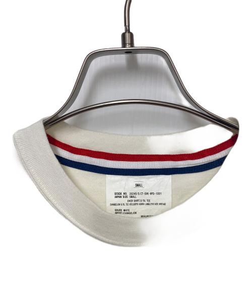 SEVESKIG（セヴシグ）SEVESKIG (セヴシグ) EVANGELION (エヴァンゲリオン) 半袖カットソー ホワイト サイズ:Sの古着・服飾アイテム