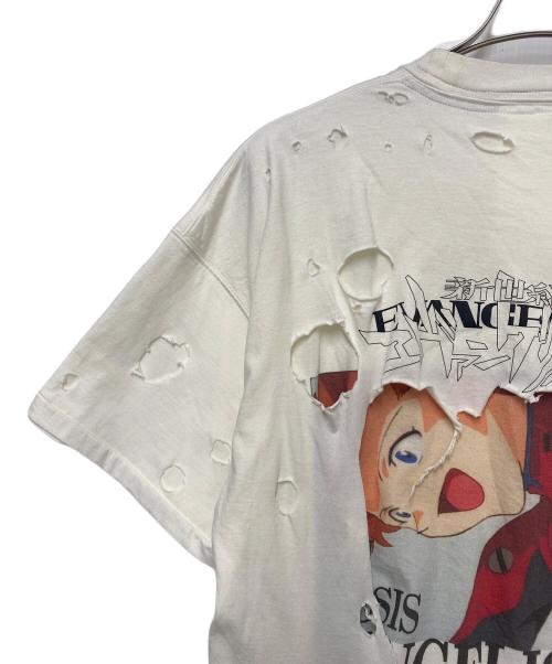SEVESKIG（セヴシグ）SEVESKIG (セヴシグ) EVANGELION (エヴァンゲリオン) 半袖カットソー ホワイト サイズ:Sの古着・服飾アイテム