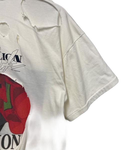SEVESKIG（セヴシグ）SEVESKIG (セヴシグ) EVANGELION (エヴァンゲリオン) 半袖カットソー ホワイト サイズ:Sの古着・服飾アイテム