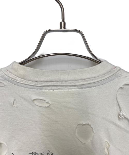 SEVESKIG（セヴシグ）SEVESKIG (セヴシグ) EVANGELION (エヴァンゲリオン) 半袖カットソー ホワイト サイズ:Sの古着・服飾アイテム