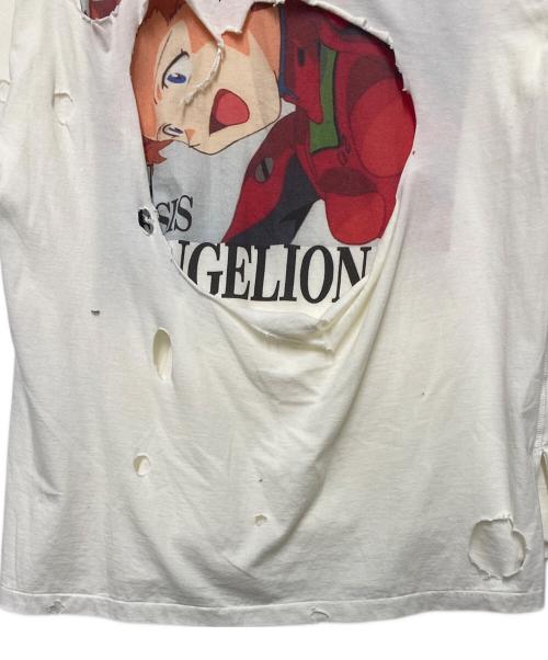 SEVESKIG（セヴシグ）SEVESKIG (セヴシグ) EVANGELION (エヴァンゲリオン) 半袖カットソー ホワイト サイズ:Sの古着・服飾アイテム