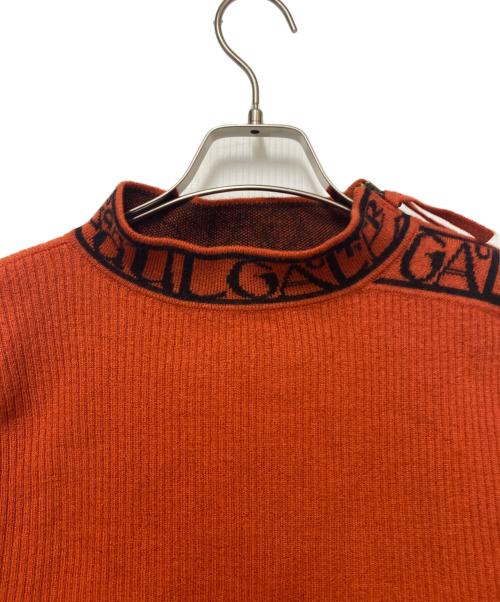 Jean Paul GAULTIER（ジャンポールゴルチェ）Jean Paul GAULTIER (ジャンポールゴルチェ) 薄手ニット オレンジ サイズ:48の古着・服飾アイテム