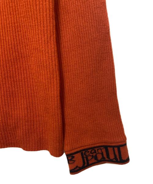 Jean Paul GAULTIER（ジャンポールゴルチェ）Jean Paul GAULTIER (ジャンポールゴルチェ) 薄手ニット オレンジ サイズ:48の古着・服飾アイテム
