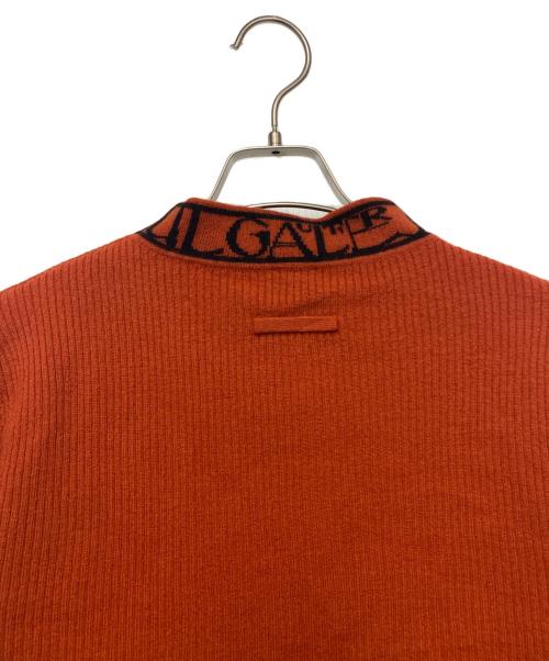 Jean Paul GAULTIER（ジャンポールゴルチェ）Jean Paul GAULTIER (ジャンポールゴルチェ) 薄手ニット オレンジ サイズ:48の古着・服飾アイテム