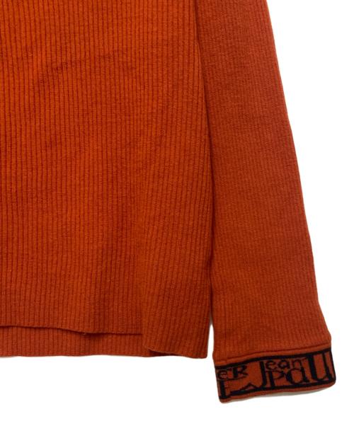Jean Paul GAULTIER（ジャンポールゴルチェ）Jean Paul GAULTIER (ジャンポールゴルチェ) 薄手ニット オレンジ サイズ:48の古着・服飾アイテム