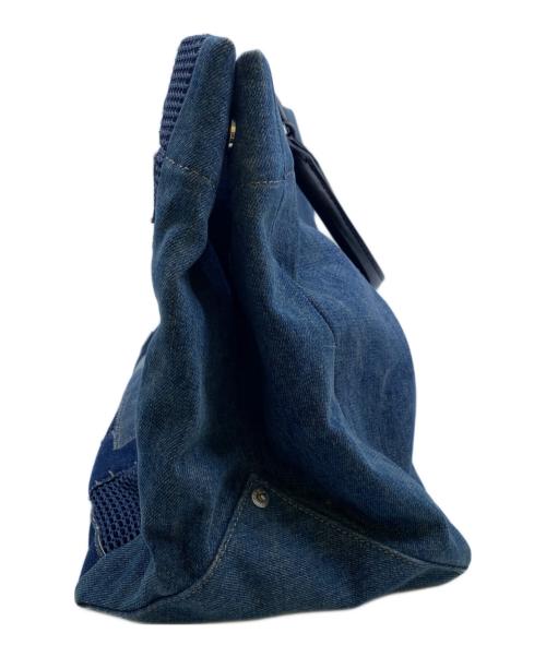 DIESEL（ディーゼル）DIESEL (ディーゼル) DIESEL　デニムトートバッグ インディゴの古着・服飾アイテム