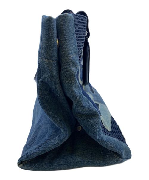 DIESEL（ディーゼル）DIESEL (ディーゼル) DIESEL　デニムトートバッグ インディゴの古着・服飾アイテム