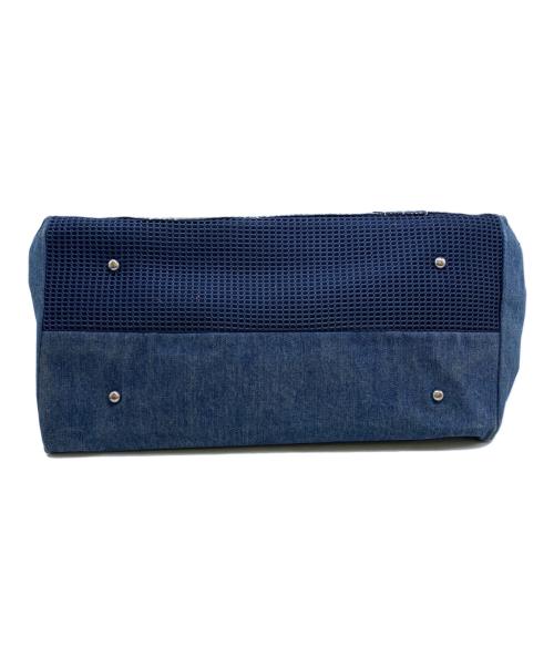 DIESEL（ディーゼル）DIESEL (ディーゼル) DIESEL　デニムトートバッグ インディゴの古着・服飾アイテム