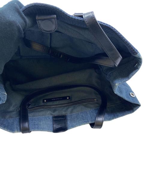 DIESEL（ディーゼル）DIESEL (ディーゼル) DIESEL　デニムトートバッグ インディゴの古着・服飾アイテム