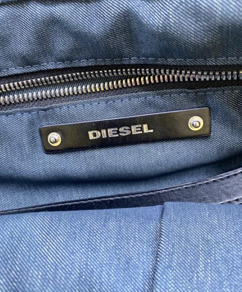 DIESEL（ディーゼル）DIESEL (ディーゼル) DIESEL　デニムトートバッグ インディゴの古着・服飾アイテム