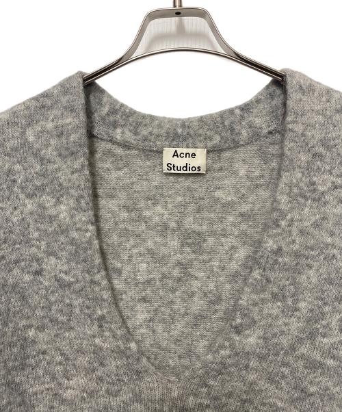 Acne studios（アクネ ストゥディオズ）ACNE STUDIOS (アクネ ストゥディオズ) 厚手ニット グレー サイズ:XXSの古着・服飾アイテム