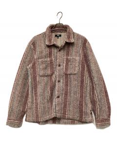 中古・古着通販】stussy (ステューシー) Perforated Swirl Knit Shirt