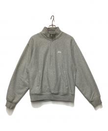stussy（ステューシー）の古着「ハーフジップスウェット」｜グレー