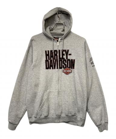 P3145 HARLEY DAVIDSON スウェット　ジップパーカー 中古・古着通販】HARLEY-DAVIDSON (ハーレーダビッドソン) 刺繍ジップ
