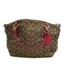 COACH（コーチ）の古着「2WAYバッグ」｜ベージュ