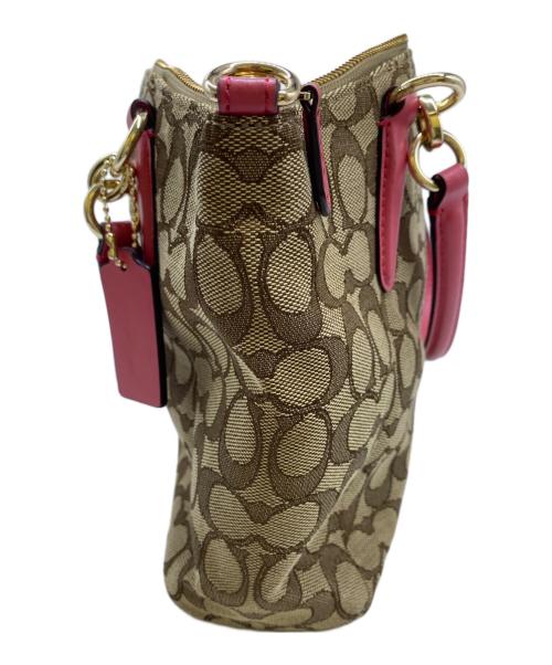 COACH（コーチ）COACH (コーチ) 2WAYバッグ ベージュの古着・服飾アイテム