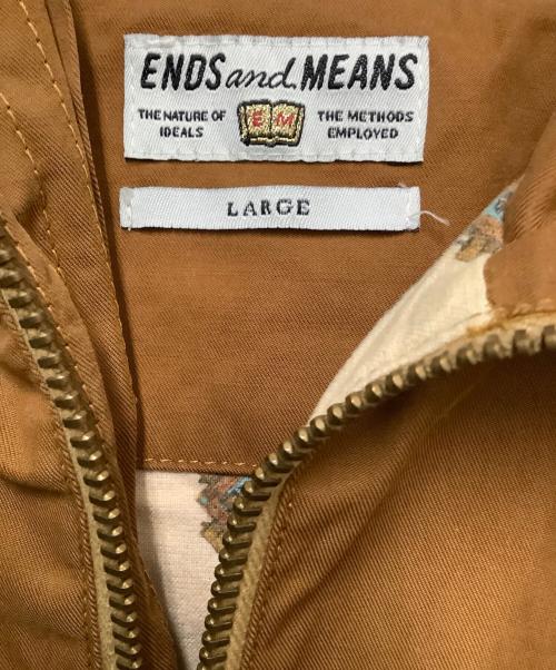 ENDS and MEANS（エンズアンド ミーンズ）ENDS and MEANS (エンズアンド ミーンズ) マウンテンパーカー ブラウン サイズ:Lの古着・服飾アイテム
