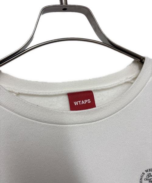 WTAPS（ダブルタップス）WTAPS (ダブルタップス) スウェット ホワイト サイズ:Sの古着・服飾アイテム