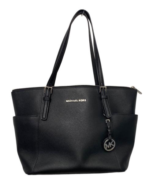 MICHAEL KORS（マイケル・コース）MICHAEL KORS (マイケル・コース) トートバッグ ブラックの古着・服飾アイテム