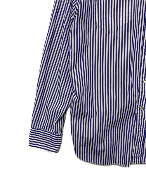 POLO RALPH LAUREN（ポロ・ラルフローレン）POLO RALPH LAUREN (ポロ・ラルフローレン) 長袖シャツ ブルー×ホワイト サイズ:XLの古着・服飾アイテム