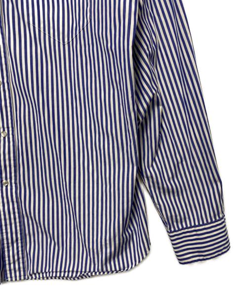 POLO RALPH LAUREN（ポロ・ラルフローレン）POLO RALPH LAUREN (ポロ・ラルフローレン) 長袖シャツ ブルー×ホワイト サイズ:XLの古着・服飾アイテム