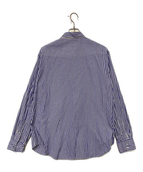 POLO RALPH LAUREN（ポロ・ラルフローレン）POLO RALPH LAUREN (ポロ・ラルフローレン) 長袖シャツ ブルー×ホワイト サイズ:XLの古着・服飾アイテム
