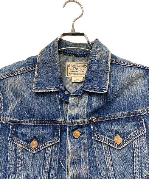 POLO RALPH LAUREN（ポロ・ラルフローレン）POLO RALPH LAUREN (ポロ・ラルフローレン) デニムジャケット インディゴ サイズ:Sの古着・服飾アイテム