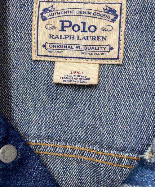 POLO RALPH LAUREN（ポロ・ラルフローレン）POLO RALPH LAUREN (ポロ・ラルフローレン) デニムジャケット インディゴ サイズ:Sの古着・服飾アイテム