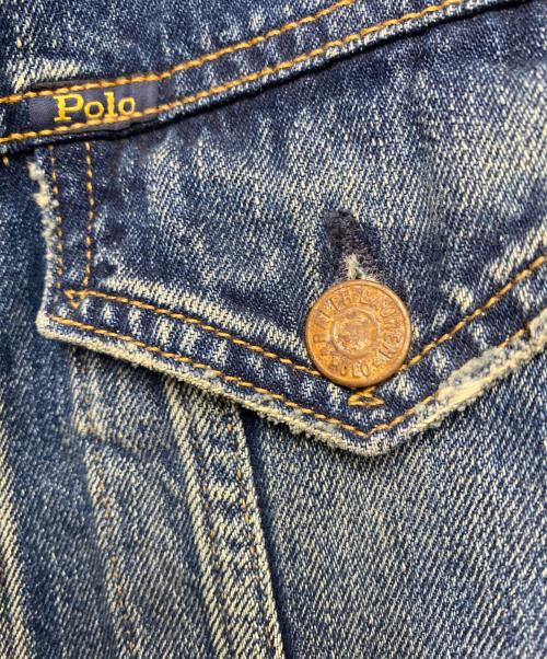 POLO RALPH LAUREN（ポロ・ラルフローレン）POLO RALPH LAUREN (ポロ・ラルフローレン) デニムジャケット インディゴ サイズ:Sの古着・服飾アイテム