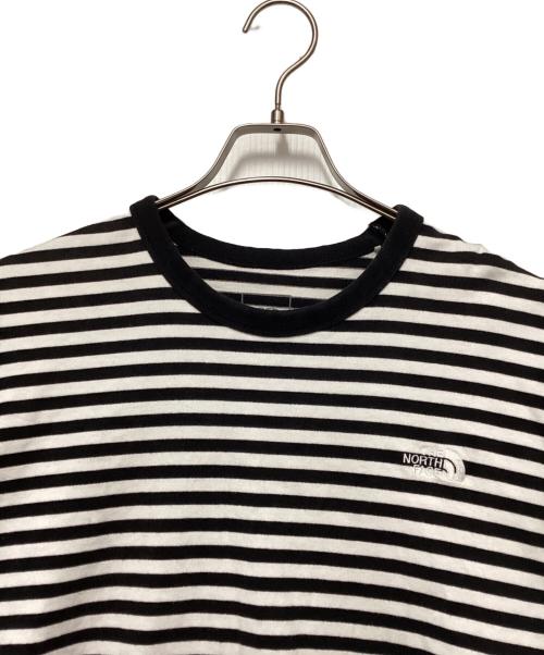 THE NORTH FACE（ザ ノース フェイス）THE NORTH FACE (ザ ノース フェイス) THE NORTH FACE　半袖カットソー ホワイト×ブラック サイズ:Lの古着・服飾アイテム