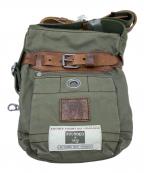 DIESELディーゼル）の古着「ショルダーバッグ」｜ブラウン×カーキ