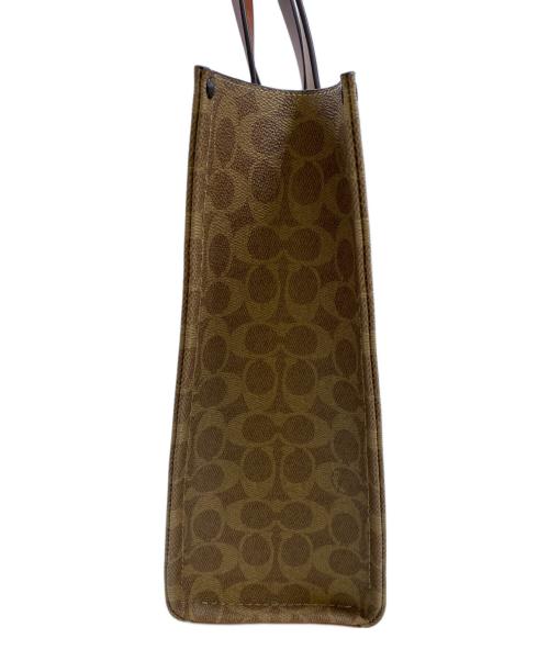 COACH（コーチ）COACH (コーチ) リレー トート バッグ 34 ブラウンの古着・服飾アイテム