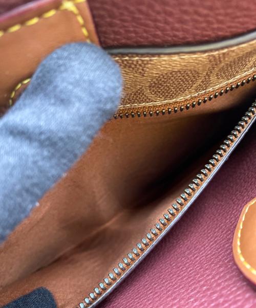 COACH（コーチ）COACH (コーチ) リレー トート バッグ 34 ブラウンの古着・服飾アイテム