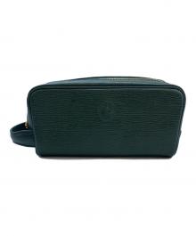 VERSACE（ヴェルサーチェ）の古着「ダブルファスナーポーチ」｜グリーン