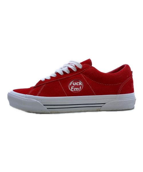 VANS（ヴァンズ）VANS (ヴァンズ) SUPREME (シュプリーム) スニーカー レッド×ホワイト サイズ:28の古着・服飾アイテム
