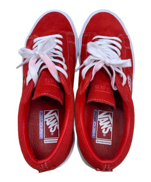 VANS（ヴァンズ）VANS (ヴァンズ) SUPREME (シュプリーム) スニーカー レッド×ホワイト サイズ:28の古着・服飾アイテム