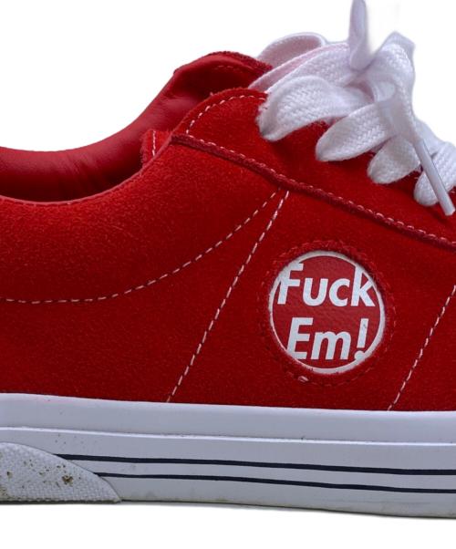 VANS（ヴァンズ）VANS (ヴァンズ) SUPREME (シュプリーム) スニーカー レッド×ホワイト サイズ:28の古着・服飾アイテム
