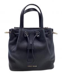 COLE HAAN（コールハーン）の古着「スモールバケットバッグ」｜ブラック