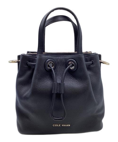 COLE HAAN（コールハーン）COLE HAAN (コールハーン) スモールバケットバッグ ブラックの古着・服飾アイテム