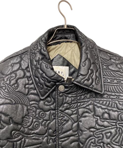 GRMY（グライミー）GRMY (グライミー) レザージャケット ブラック サイズ:Mの古着・服飾アイテム