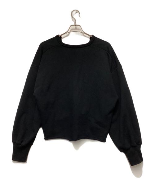 Whim Gazette（ウィムガゼット）Whim Gazette (ウィムガゼット) Whim Gazette　スウェットVネックプルオーバー ブラック サイズ:freeの古着・服飾アイテム