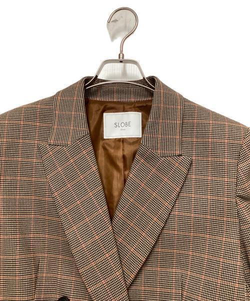 SLOBE IENA（スローブ イエナ）SLOBE IENA (スローブ イエナ) SLOBE IENA　ダブルジャケット ベージュ サイズ:SIZE 38の古着・服飾アイテム