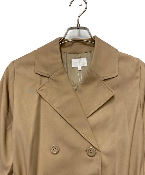 rienda（リエンダ）rienda (リエンダ) Big collar back lace trench ベージュ サイズ:S 未使用品の古着・服飾アイテム