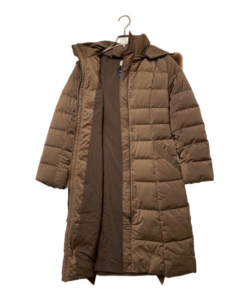 rienda（リエンダ）rienda (リエンダ) rienda　Faux FurミディライトダウンCT ブラウン サイズ:S 未使用品の古着・服飾アイテム