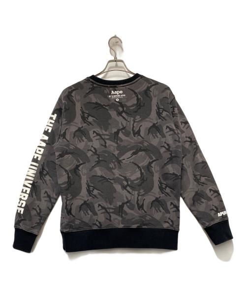 A BATHING APE（アベイシングエイプ）A BATHING APE (アベイシングエイプ) スウェット グレー×ブラック サイズ:Lの古着・服飾アイテム