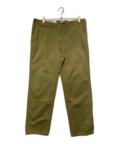 A BATHING APE（アベイシングエイプ）A BATHING APE (アベイシングエイプ) A BATHING APE　チノパン オリーブ サイズ:XLの古着・服飾アイテム