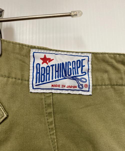 A BATHING APE（アベイシングエイプ）A BATHING APE (アベイシングエイプ) A BATHING APE　チノパン オリーブ サイズ:XLの古着・服飾アイテム