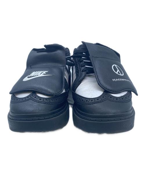 NIKE（ナイキ）NIKE (ナイキ) PEACEMINUSONE (ピースマイナスワン) スニーカー ホワイト×ブラック サイズ:26.5の古着・服飾アイテム