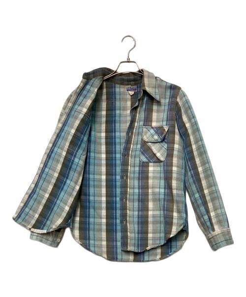 THE REAL McCOY'S（ザ・リアルマッコイズ）THE REAL McCOY'S (ザ・リアルマッコイズ) THE REAL McCOY'S　長袖シャツ ブルー サイズ:Lの古着・服飾アイテム