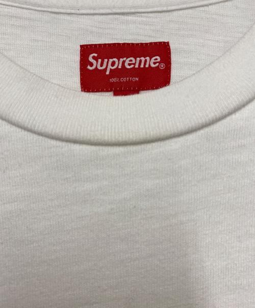 SUPREME（シュプリーム）Supreme (シュプリーム) ポケットカットソー ホワイト サイズ:Mの古着・服飾アイテム